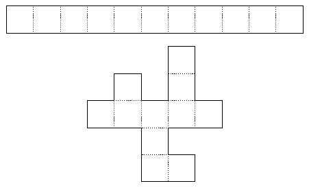 2 topologically equivalent surfaces, one strait and one with arms